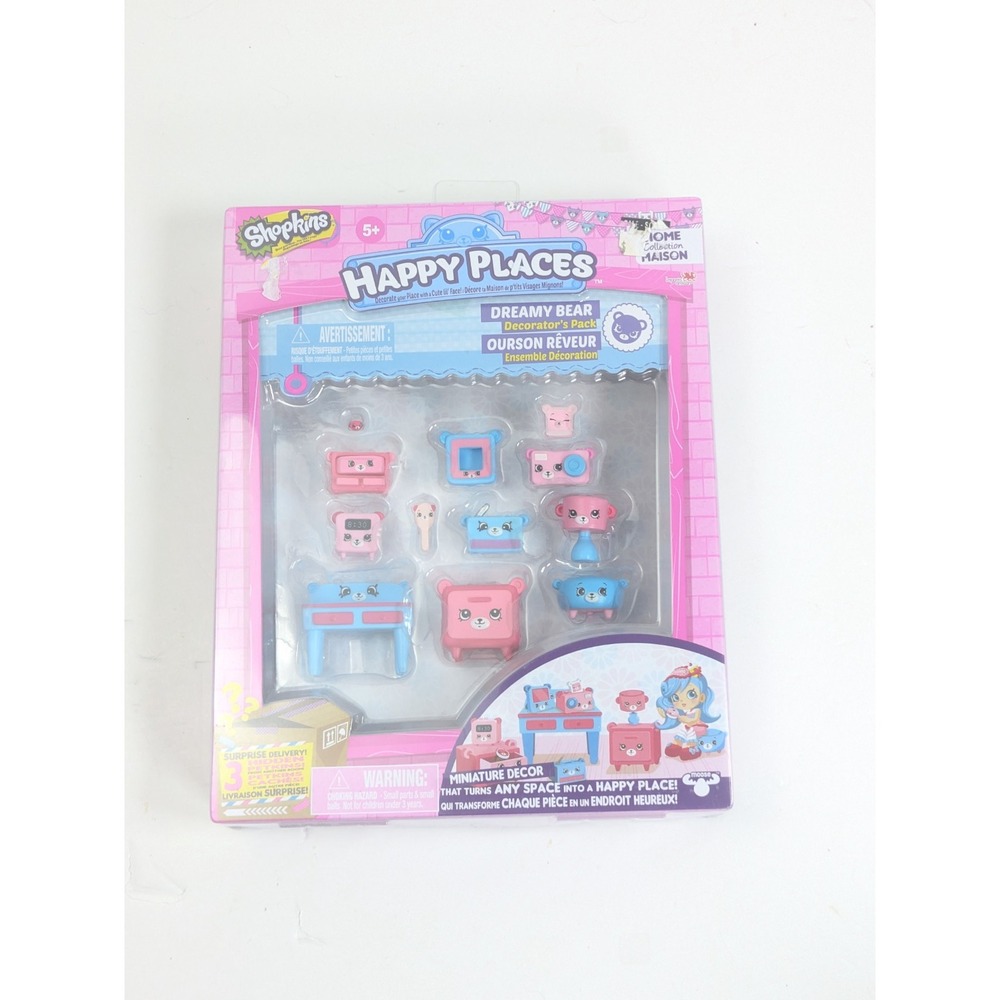Shopkins Happy Places Series 2 Dreamy Bear Decorator's Pack